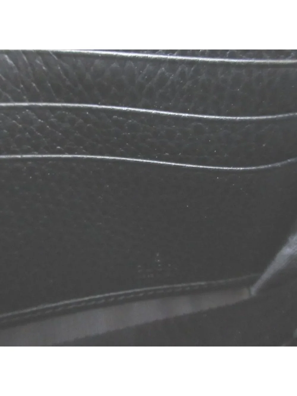 Gucci Double G GG Supreme Leather Beige Black Bifold Wallet